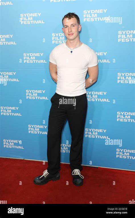 Sydney, Australia. 13th June 2022. Cast member Josh Lavery arrives on ...