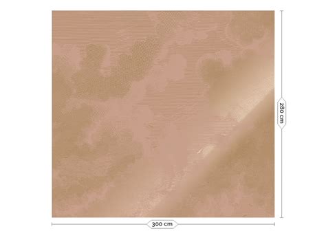 KEK Amsterdam Goud Engraved Clouds Nude Behang MW X Cm