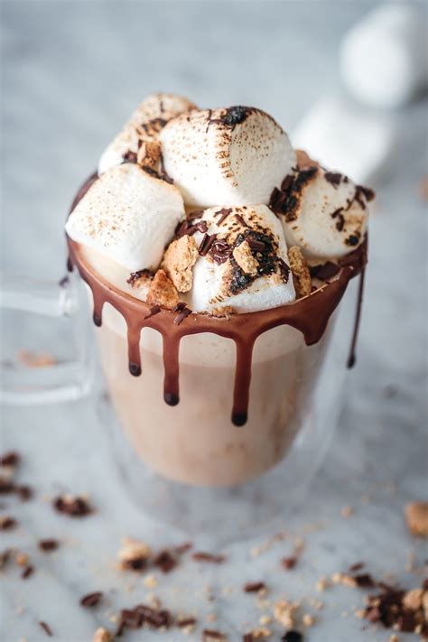 S Mores Latte The Best Fall Coffee Drink With Toasted Marshmallows