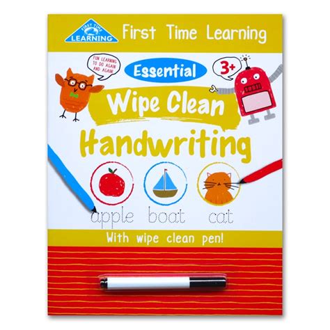 Jual First Time Learning Essential Wipe Clean Handwriting With Wipe