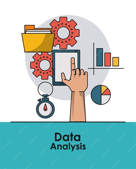 Premium Vector Data Analysis Concept With Elements