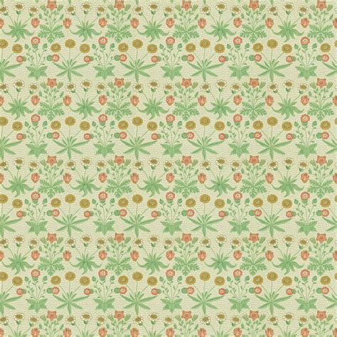 Daisy By Morris Artichoke Plaster Wallpaper Wallpaper Direct