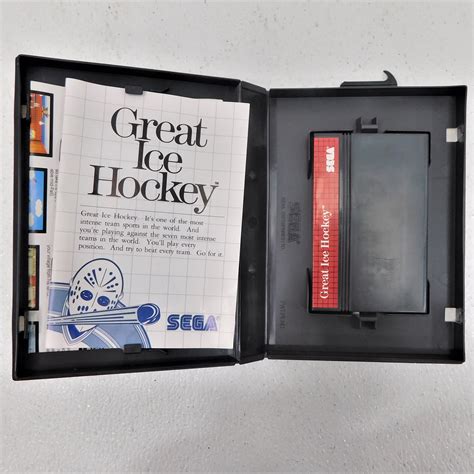 Buy The Great Ice Hockey The Mega Cartridge Sega Master System Cib