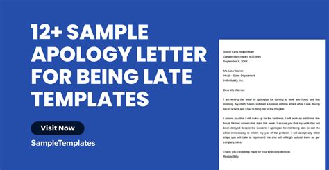 FREE 12 Sample Apology Letters For Being Late In PDF MS Word