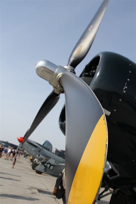 F4u Corsair Propeller Side Edge Of A Corsair Propeller Flickr