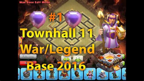 Clash Of Clans 1 Best New Townhall 11 TH11 War Legends League