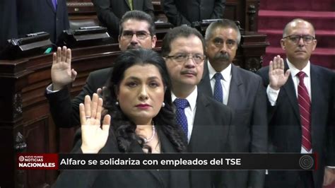 Blanca Alfaro Presidenta Del Tse Comparece Ante El Juzgado Por Caso