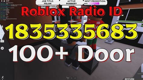 Door Roblox Radio Codes IDs YouTube