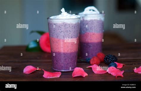 Chia Seed Smoothie Stock Photo - Alamy