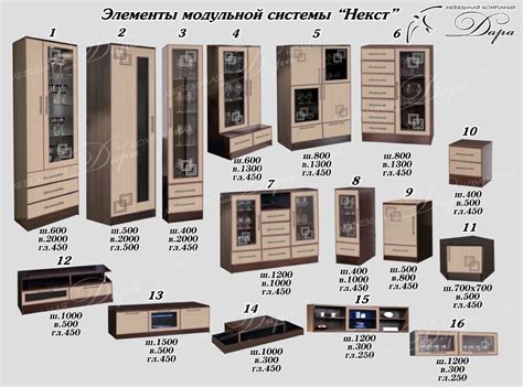 Гостиная "Некст" | Мебель Дара