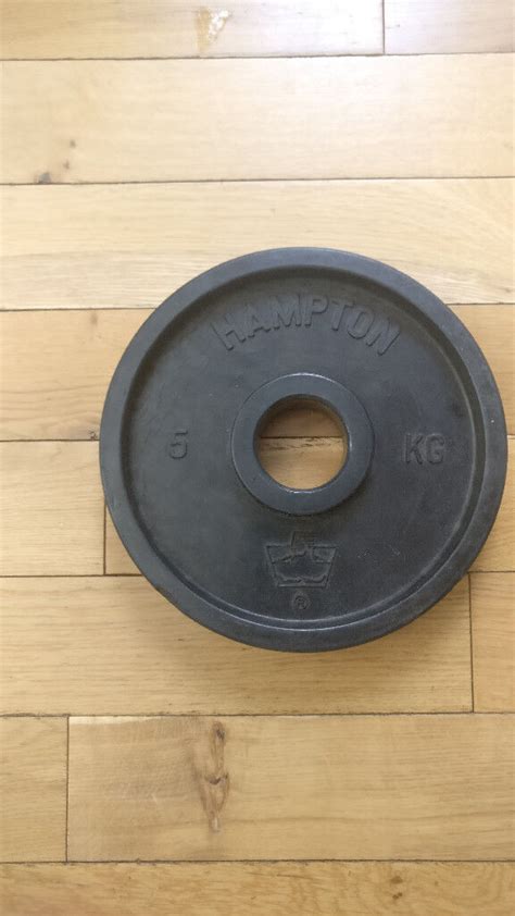 Hampton Olympic 5kg 2 Inch Rubber Weight Plate In Derby Derbyshire