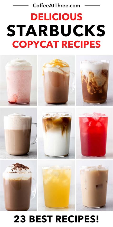 23 Best Starbucks Copycat Recipes To Make At Home Copycat Starbucks