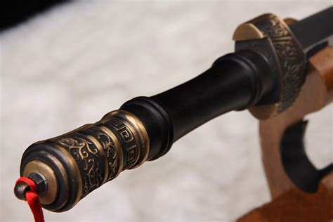 Chinese Historical Qin Dynasty Jian Brown Rosewood | Pattern Steel ...