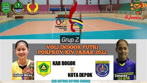 Live Porprov Jabar Pi KAB BOGOR Vs KOTA DEPOK YouTube