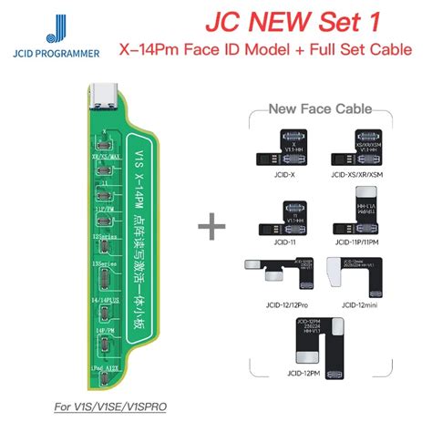 JCID Non Removal Face ID Repair FPC Flex Cable For IPhone X 12PM Face