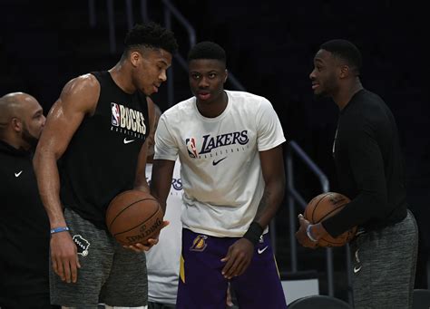 Giannis Antetokounmpo Gives Champion S Welcome To Brother Kostas