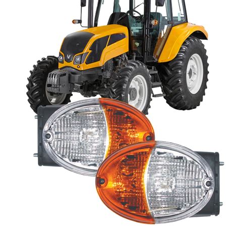 Par Lanterna Dianteira Pisca Seta Trator Valtra Valmetfl Kit Gts