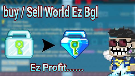 Buy Sell World Growtopia Ez Bgl PROFIT YouTube