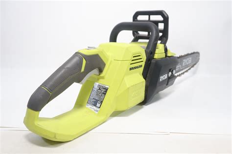 Ryobi Ry40503 Cordless 40v Brushless 14 Chainsaw 0225 And Op40404