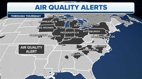 Over 122 Million Under Air Quality Alerts From Chicago To Dc As