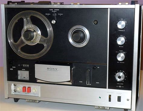 VINTAGE SONY STEREOCORDER TC-530 PORTABLE REEL-TO-REEL TAPE PLAYER ...