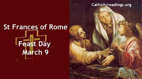 St Frances Of Rome Feast Day March 9 Catholic Saint Of The Day