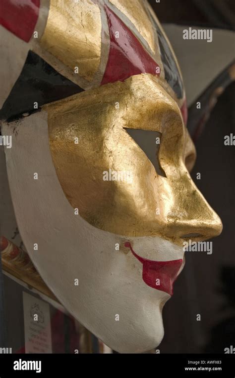 Harlequin Mask Stock Photo - Alamy