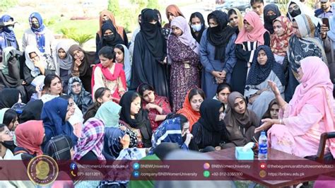 Vice Chancellor Held A Meeting With Students The Begum Nusrat Bhutto