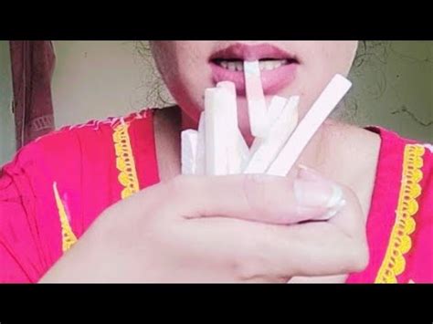 Slate Pencil Crunch Video Asmr Eating Food Asmr Crunch Video