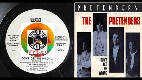 The Pretenders - Don't Get Me Wrong (Disco Mix Extended Version 80's ...