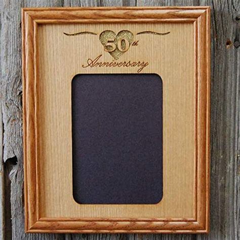 50th Anniversary Picture Frame Personalized With Names