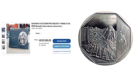 Monedas de 1 sol de colección que pueden ser vendidas hasta por S 5 662