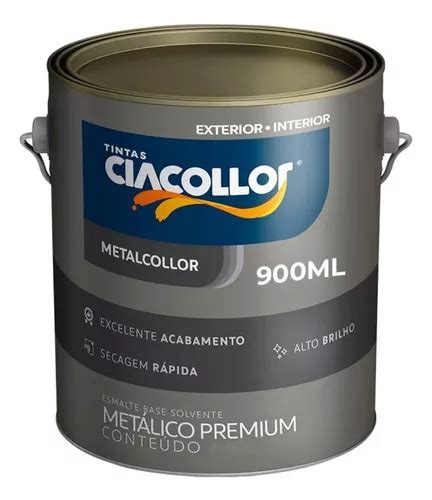 Tinta Para Ferro E Metais Ml Esmalte Metalico Frete Gr Tis