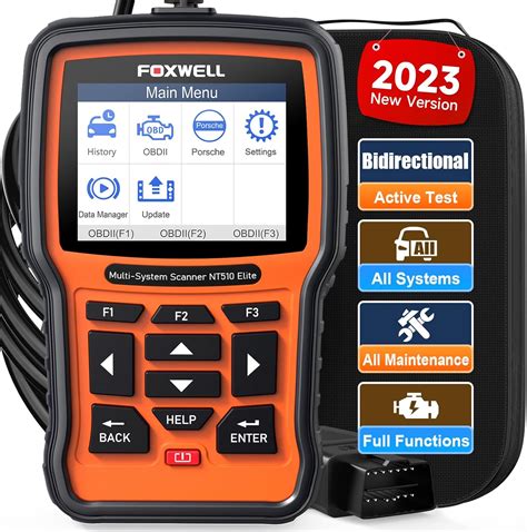 Foxwell Nt Elite Fit Para Porsche Obd Esc Ner De Diagn Stico