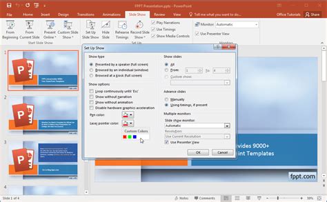 Cómo activar puntero láser en PowerPoint 2016