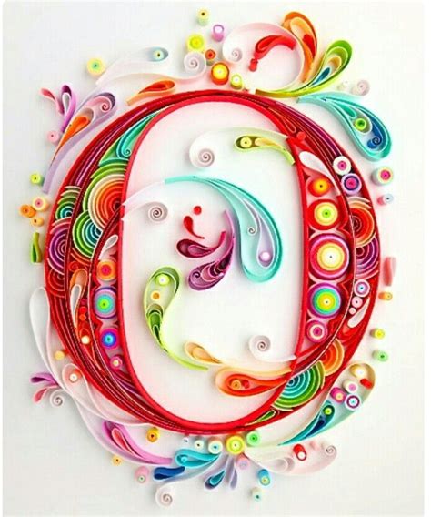 Quilling Letters Template