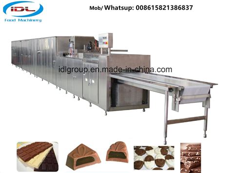 Fully Automatic Chocolate Bar Production Line Chocolate Bar Moulding