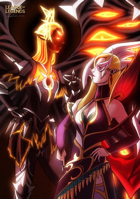 Epic Sun Eater Kayle Vs Legendary Coven Morgana Art By Me R