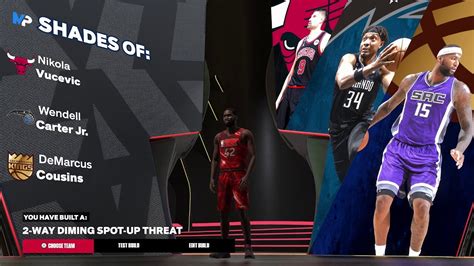 NBA 2K24 RARE BUILDS 2 WAY DIMING SPOT UP THREAT YouTube