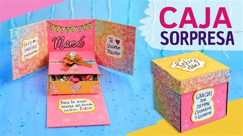 Caja Sorpresa De Regalo Con Caj N Manualidades Para