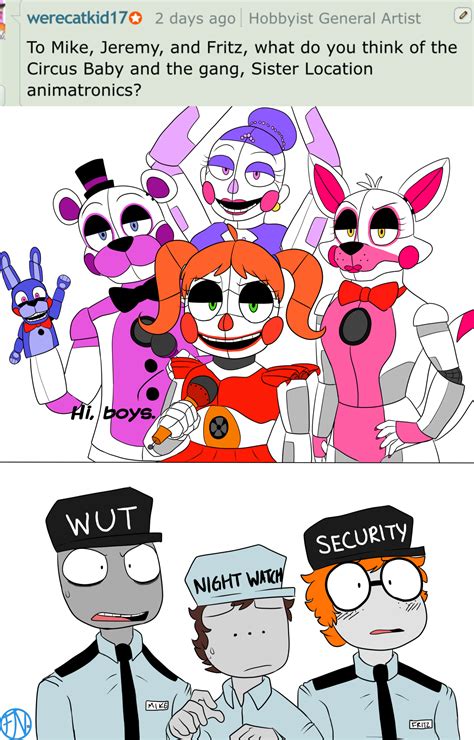 Ask The Fnaf Crew Series From 1 To 10 Fnaf Funny Ask The Fnaf