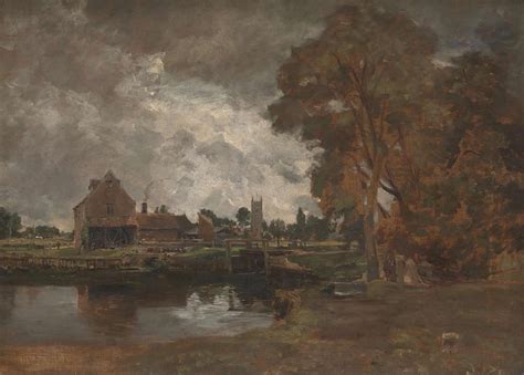 Dedham Lock and Mill Painting by John Constable - Fine Art America