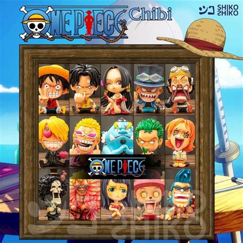 Jual Fgcop Figure Chibi One Piece Lucu Luffy Sanji Zorro Robin Nami