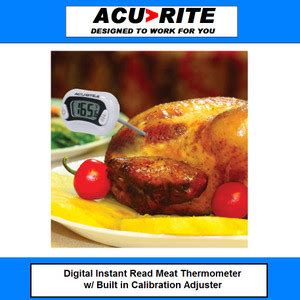 Acu-Rite Digital Instant Read Meat Thermometer NSF certified with ...