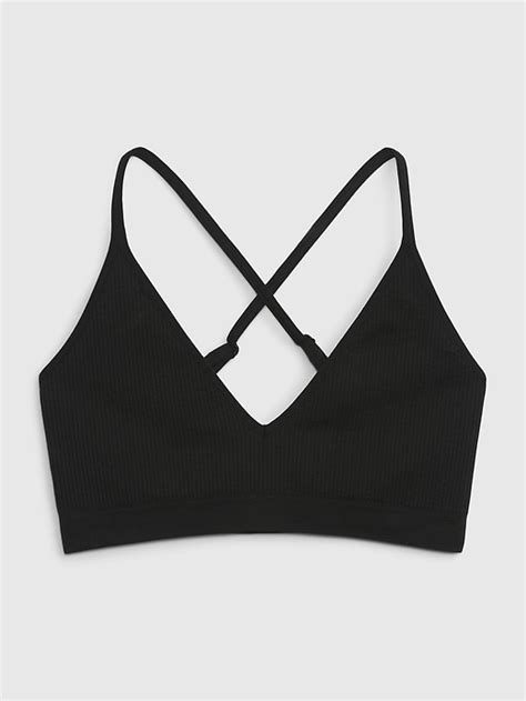 Seamless Rib Triangle Bralette Gap