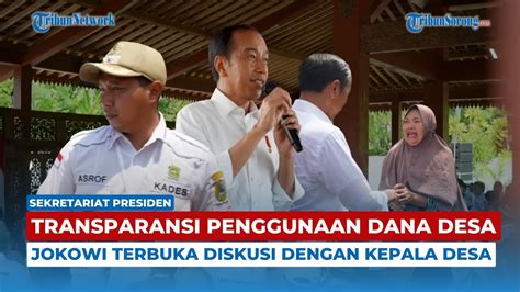 Jokowi Temui Kepala Desa Se Banjarnegara Bahas Dana Desa Rp