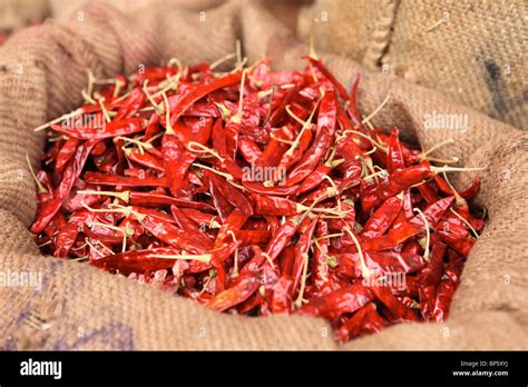 Sack Of Chillies Hi Res Stock Photography And Images Alamy