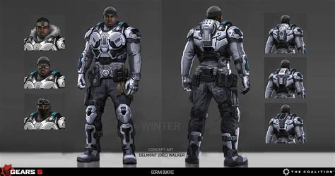 ArtStation - GEARS 5 - DEL WALKER - CONCEPT ART, Goran Bukvic | Gears ...