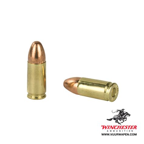 Winchester Usa 9mm 115 Gr Fmj Ammo Vuurwapen