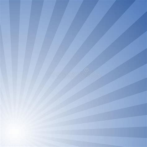 Abstract Sunburst Background From Radial Stripes Stock Vector